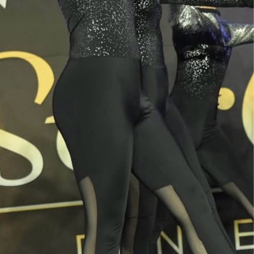 Weissman Black Sparkle Jumpsuit